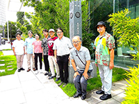 大隈重信候雉子橋邸跡記念碑清掃会