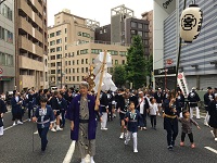 平成29年度神田祭で神輿宮入